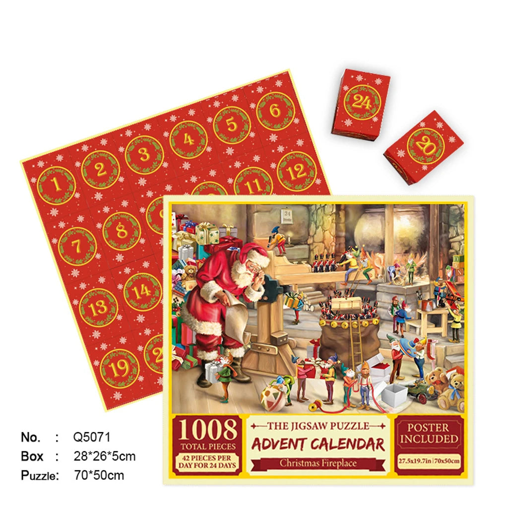 Merry Jigsaw Advent Calendar Puzzle gods grace
